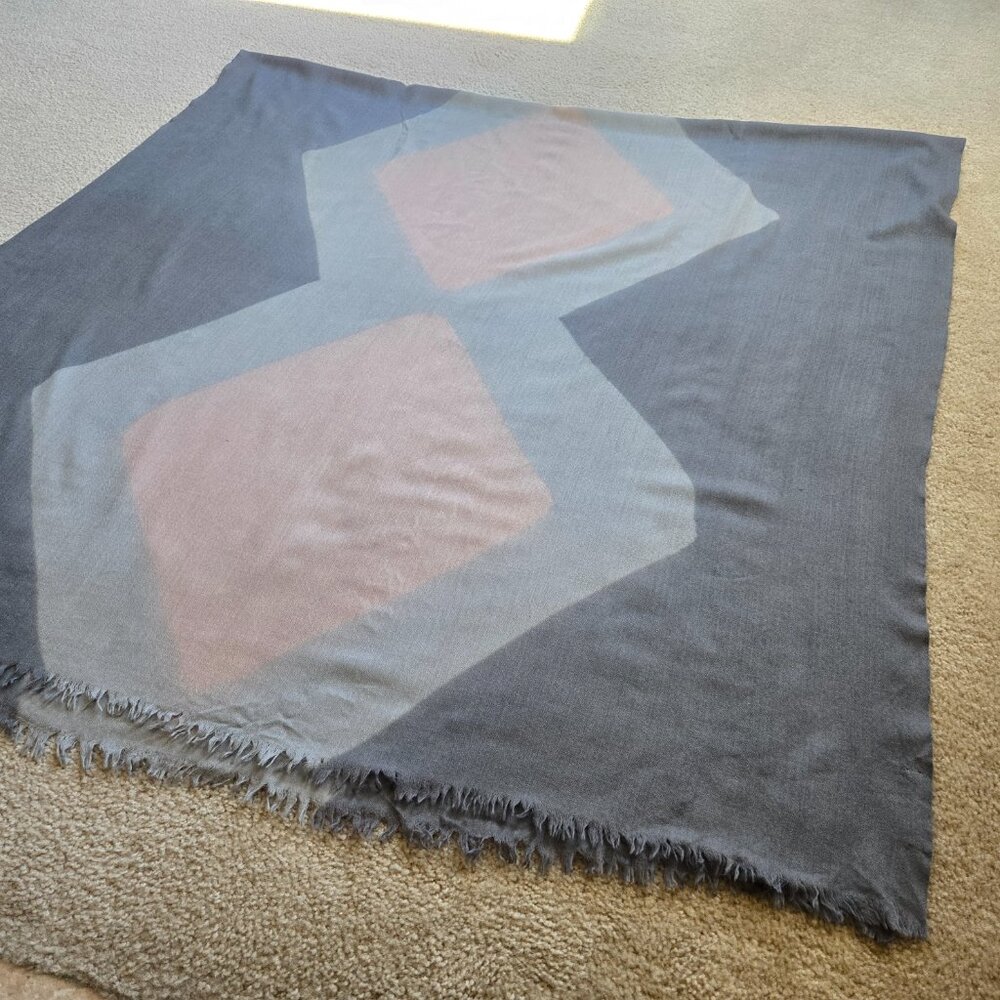 Jac+Jack HUGE Cashmere Wrap/Scarf Grey - Picture 7 of 15